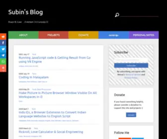 Subinsb.com(Subin's Blog) Screenshot