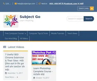 Subjectgo.com(Subject Go) Screenshot