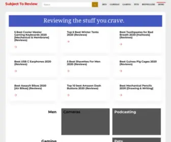 Subjecttoreview.com(Subjecttoreview) Screenshot