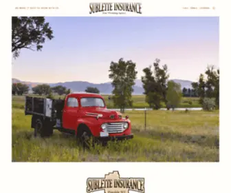 Subletteinsurance.com(Sublette Insurance) Screenshot