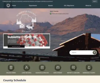 Sublettewyo.com(Sublette County) Screenshot