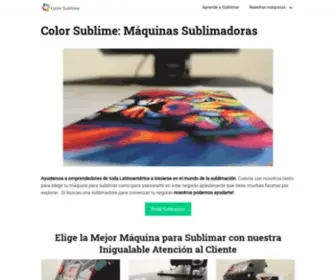 Sublimadoras.net(Todo lo que necesitas saber de Sublimadoras antes de iniciarte en el negocio) Screenshot
