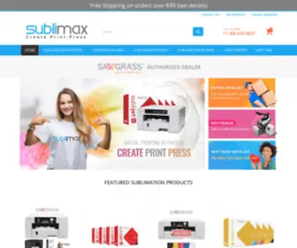 Sublimax.com(Sublimax) Screenshot