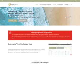Sublime.tax(Sublime IP Cryptocurrency Tax Tool) Screenshot