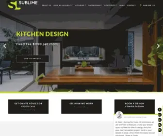 Sublimegroup.com.au(Sublime Luxury Kitchen & Bathrooms) Screenshot