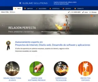 Sublimesolutions.com(Sublime Solutions) Screenshot