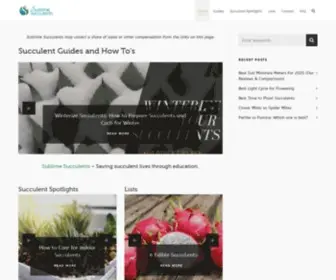 Sublimesucculents.com(Sublime Succulents) Screenshot
