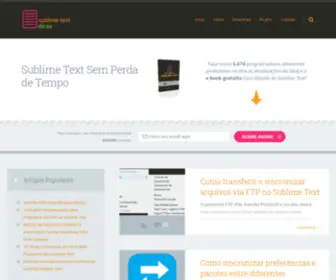 Sublimetextdicas.com.br(Sublime Text Dicas: Tutoriais) Screenshot