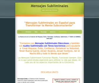 Subliminales.info(Mensajes Subliminales Poderosos) Screenshot