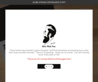 Subliminalmessages.com(Our name says it all) Screenshot