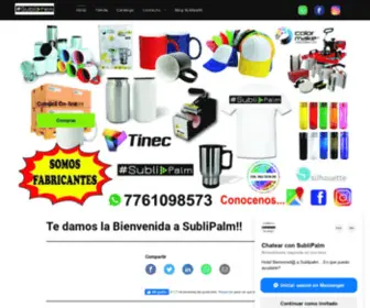 Sublipalm.com(Inicio) Screenshot