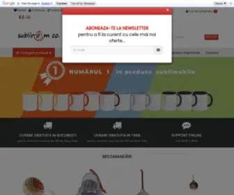 Sublirom.ro(Distribuitorul nr.1 din Romania) Screenshot