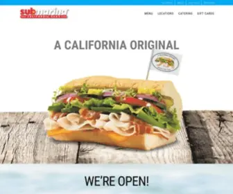 Submarina.com(California Subs) Screenshot
