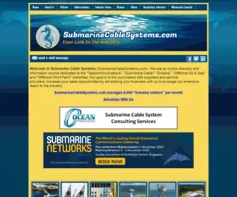 Submarinecablesystems.com(Submarine Cable Systems) Screenshot