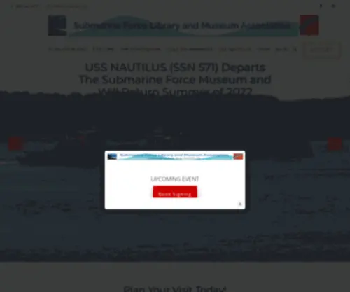 Submarinemuseum.com(The Submarine Force Museum) Screenshot