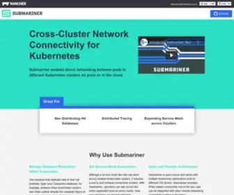 Submariner.io(Submariner k8s project documentation website) Screenshot