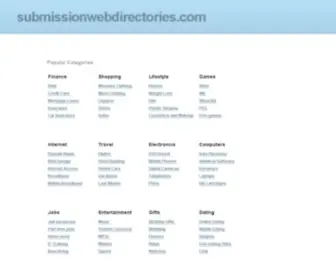 Submissionwebdirectories.com(Free web directory) Screenshot