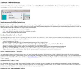 Submit-Pad.com(Submit PAD File with Software Download for easy Software Promotion) Screenshot