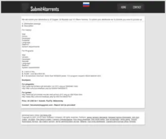 Submit4Torrents.com(Submit For Torrents Service) Screenshot