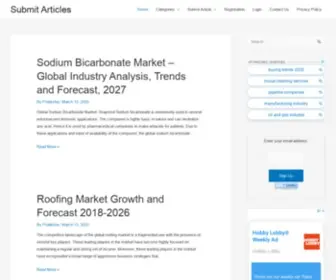 Submitarticles.co.in(Submit Articles) Screenshot