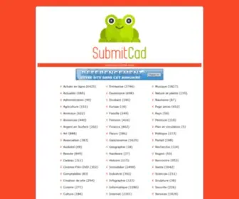 Submitcad.com(Annuaire de recherche internet) Screenshot