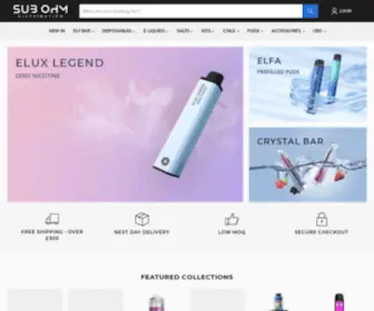 Subohmuk.com(Vape Wholesale) Screenshot