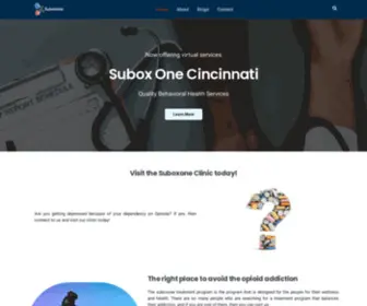 Suboxonecincinnati.com(The suboxone treatment program) Screenshot