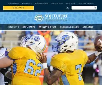 Subr.edu(Southern University and A&M College) Screenshot