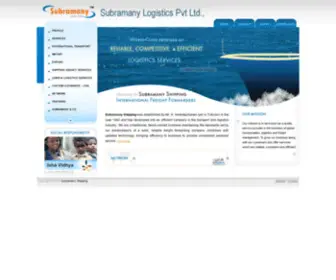 Subramany.com(Subramany Shipping Agencies (P) Ltd) Screenshot