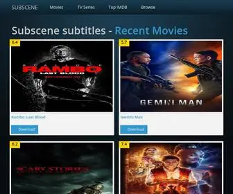 Subscene.cc(Subtitles for movies) Screenshot