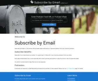Subscribebyemail.com(Subscribe by Email) Screenshot