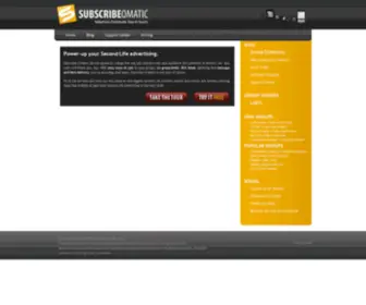 Subscribeomatic.com(Second Life business) Screenshot