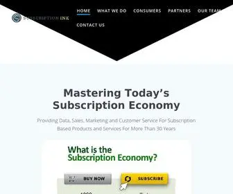 Subscriptionink.com(Sales & Support For The New Subscription Economy) Screenshot