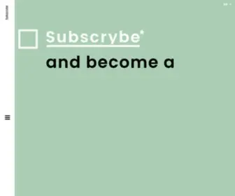 Subscrybe.com(We believe that subscription) Screenshot