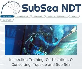 Subseandt.com(SubSea NDT) Screenshot
