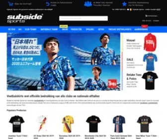 Subsidesports.be(Het grootste assortiment voetbalshirts wereldwijd vind je bij Subside Sports) Screenshot