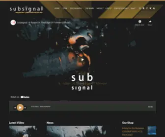 Subsignalband.com(SUBSIGNAL) Screenshot