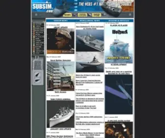 Subsim.com(Web's #1 Submarine and Naval Website) Screenshot
