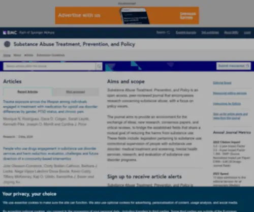 Substanceabusepolicy.com(Substance Abuse Treatment) Screenshot