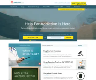 Substance.com(Addiction Blog) Screenshot