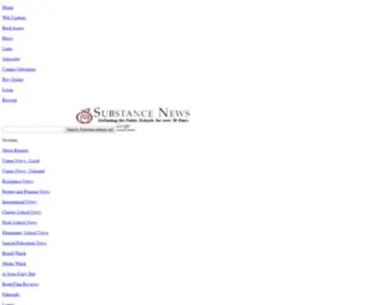 Substancenews.net(Substance News) Screenshot