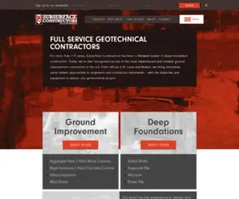 Subsurfaceconstructors.com(Ground Improvement) Screenshot