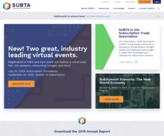 Subta.com(Subscription Trade Association) Screenshot
