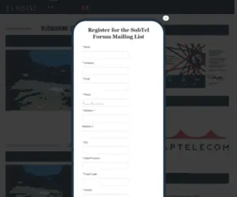 Subtelforum.com(Submarine Cable News and Analysis) Screenshot