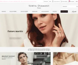 Subtil-Diamant.com(Bijouterie en ligne) Screenshot
