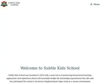 Subtlekidsschool.com.ng(Subtle Kids School) Screenshot