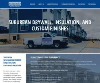 Suburbandrywall.com(Quality Drywall) Screenshot