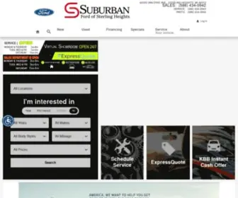 Suburbanfordofsterlingheights.com(Suburban Ford of Sterling Heights) Screenshot