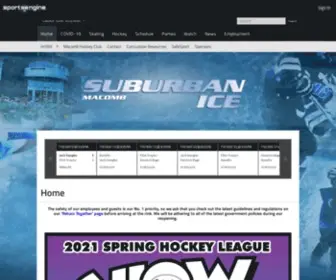 Suburbanicemacomb.com(Suburban Ice Macomb) Screenshot