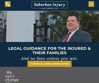 Suburbaninjurylaw.com(Suburban Injury Law Group LLC) Screenshot